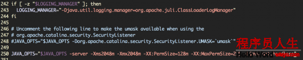 JAVA_OPTS參數(shù)設(shè)置
