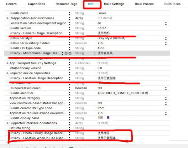 [置頂]        xcode8 iOS10上關(guān)于NSPhotoLibraryUsageDescription NSCameraUsageDescription 等問題