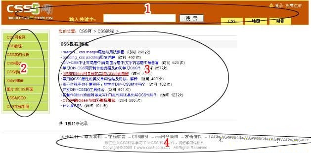 制作DIV CSS網頁前思考布局