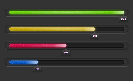 jQuery+CSS3進度條