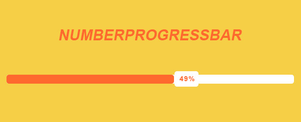 NumberProgressBar進度條