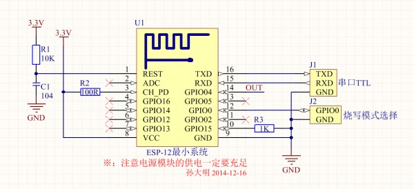 esp硬件連接