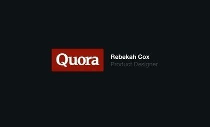 設計元素最少的網站Quora怎樣談產品設計？
