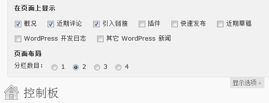 提示:點擊查看 控制板面板