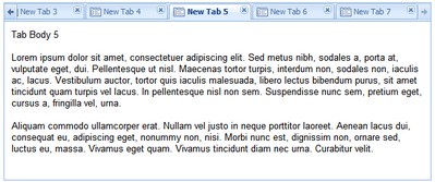 Advanced Tabs