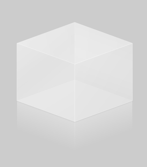純CSS3透明水晶盒