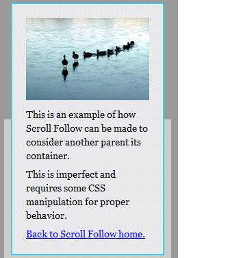 jQuery Scroll Follow