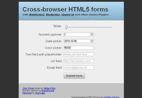 分享16個優(yōu)秀的 CSS3 表單開發(fā)教程